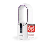 TZS First Austria Table Fan with Battery 2500 mAh | USB Charging Cable 5 V | Quiet Fan with Display Touch Sensor - White