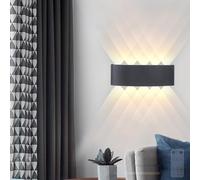 TZSMUM LED Modern Black Wall Light Interior with Remote Control Wall Sconce Dimmable USB Rechargeable Wall Lamp Minimalist Rectangular Bedside Reading for Living Room Bedroom (1 Pack,Warm Light)
