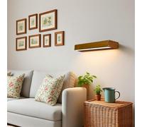 TZSMUM LED Wall Lamp Modern Indoor Aluminium Wall Lighting Minimalist Mirror Decorative Wall Sconce Long Rectangular Design 3000K/4000K/6000K for Living Room Bedside Reading (80cm,Warm Light)