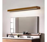 TZSMUM LED Wall Lamp Modern Indoor Aluminium Wall Lighting Minimalist Mirror Decorative Wall Sconce Long Rectangular Design 3000K/4000K/6000K for Living Room Bedside Reading (60cm,White Light)