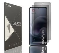 Tzstz 2 Pieces Anti-Spy Tempered Glass for Motorola Moto G86 6.67" Hardness 9H Anti Scratch Screen Protector