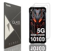 Tzstz 2 Pieces Tempered Glass Screen Protector for DOOGEE S200 / DOOGEE S200 X/DOOGEE S200 PLUS 6.72" Hardness 9H Anti Scratch HD Screen Protector Film