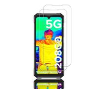 Tzstz 2 Pieces Tempered Glass Screen Protector for Fire 6 Max Thermal 5G/ DOOGEE Fire6 Max 6.72" Hardness 9H Anti Scratch HD Screen Protector Film