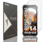 Tzstz 3 Pieces Tempered Glass Screen Protector for Cubot KingKong X/KingKong AX/KingKong 9/KingKong Ace 3 6.58" Hardness 9H Anti Scratch HD Screen Protector Film