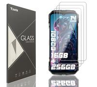 Tzstz 3 Pieces Tempered Glass Screen Protector for Doogee S Cyber/Doogee S Punk 6.58 Inch Hardness 9H Anti Scratch HD Screen Protector Film