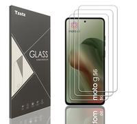 Tzstz 3 Pieces Tempered Glass Screen Protector for Motorola moto g56 5G Hardness 9H Anti Scratch HD Screen Protector Film