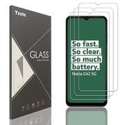 Tzstz 3 Pieces Tempered Glass Screen Protector for Nokia G42 5G 6.56" Hardness 9H Anti Scratch HD Screen Protector Film