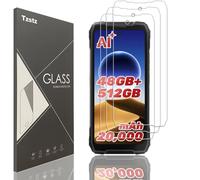 Tzstz 3 Pieces Tempered Glass Screen Protector for OSCAL Tank 1 5G Hardness 9H Anti Scratch HD Screen Protector Film