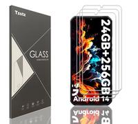 Tzstz 3 Pieces Tempered Glass Screen Protector for OUKITEL WP35/ WP39 6.6 Inch Hardness 9H Anti Scratch HD Screen Protector Film
