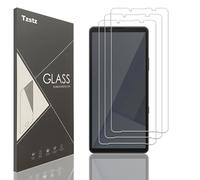 Tzstz 3 Pieces Tempered Glass Screen Protector for Sony Xperia 10 VII Hardness 9H Anti Scratch HD Screen Protector Film