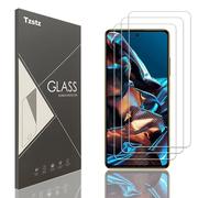 Tzstz 3 Pieces Tempered Glass Screen Protector for Xiaomi POCO X5 Pro 5G Hardness 9H Anti Scratch HD Screen Protector Film