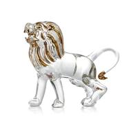 Tzstz crystal lion statue 155x110x55mm handmade for home office bedroom living room dining room gift