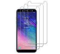 Tzstz Pack of 3 Screen Protectors for Samsung Galaxy A6, 9H Hardness, Anti-Scratch, Samsung Galaxy A6 Tempered Glass Screen Protector
