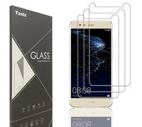 Tzstz Pack of 3 Tempered Glass Protectors for Huawei P10 Lite, 9H Hardness, Anti-Scratch, Huawei P10 Lite Screen Protector