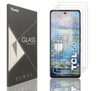 Tzstz Pack of 3 Tempered Glass Screen Protectors for TCL 50 NxtPaper/TCL 50 Pro NxtPaper 6.8 Inch 9H Hardness Anti-Scratch HD Screen Protector