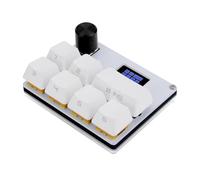 TZT Custom Gaming Keyboard 7-Key Magnetic Switches 0.01mm Accuracy with Knob and Screen, Plug-and-Play, Copy Paste