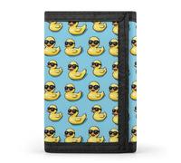 TZTTZT Cartoon Kawaii Duck Print Wallet for Men, Small Men's Bifold Wallet, 8 Credit Card Holder Slim Minimalist Front Pocket