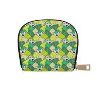 TZTTZT Cartoon Koala Bear And Leaf Credit Card Holder for Women, Leather Credit Card Holder Wallet, Card Case Wallet