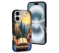TZTTZT Compatible with iPhone 16 Case - Modern Candle Bouquet Print No.20 Phone Case Compatible with iPhone 16 Cases Cute for Women Men, Resists Scratches Black
