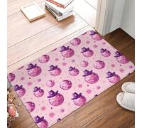 TZTTZT Cowgirl Disco Ball Pattern Print Bathroom Rugs 16x24 Inches, Non-Slip Absorbent Bath Mat Rugs, Machine Washable Bath Mats Shower Rug for Bathroom