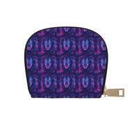 TZTTZT Cyber Lion Cool A Print Credit Card Holder for Women, Card Case Wallet, Leather Credit Cards Holder Wallet