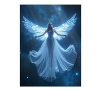TZTTZT Diamond Art Kits for Adults - Celestial Angelic Being in Flight Diamond Painting Kits for Adults Beginner, Frameless Diamond Painting Craft for Home Wall Decor