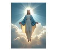 TZTTZT Diamond Art Kits for Adults - Celestial Figure in Radiant Skies Diamond Painting Kits for Adults Beginner, 12x16 in Frameless Diamond Painting Kit for Home Wall Decor