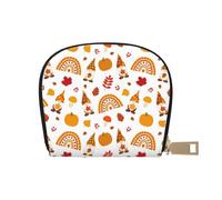 TZTTZT Fall Old Man Harvest Credit Card Holder for Women, Leather Credit Card Holder Wallet, Card Case Wallet