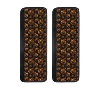 TZTTZT Gold Tiger Dark Print Refrigerator Door Handle Covers Set of 2 - Adjustable Non Slip Appliance Fridge Handle Covers for Dishwasher Oven Kitchen Decor