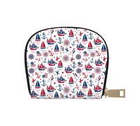 TZTTZT Happy Columbus Day Credit Card Holder for Women, Leather Credit Card Holder Wallet, Card Case Wallet