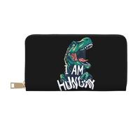 TZTTZT Hungry dinosaurs Wallet Women, Leather Bifold Multi Card Wallet, Women's Wallets Long Purse