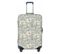 TZTTZT Luggage Cover Protector - Elegant Lily A Print Suitcase Covers for Luggage Fit Inch Suitcase, Black, 22-24