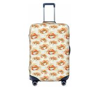 TZTTZT Luggage Cover Protector - Realistic Crab Print Suitcase Covers for Luggage Fit Inch Suitcase, Black, 29-32