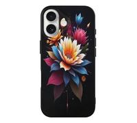 TZTTZT Minimalist Floral Print No.501 Compatible with iPhone 17 Case Thin Slim, Cute Case Compatible with iPhone 17, Camera Control, Shockproof Protective, Resists Scratches Multicolor