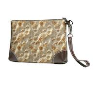 TZTTZT Pancake Pattern Print Wristlet Clutch Purse for Women, Leather Wristlet Wallet Purses and Handbags
