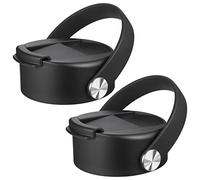 Tzuoieo Flip lid for Hydro Flask Wide Mouth 32 40 oz with Flexible Handle, Replacement Coffee Lid Compatible with Hydroflask, Nalgene, and More Top Water Bottle Brands Wide Mouth 32 oz 40 oz