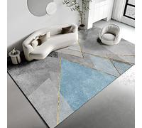 Tzvpsu Baby nursery decor Blue Gray Modern Ink Geometric Triangle Pattern bedroom accessories ornaments for living room 160x230cm