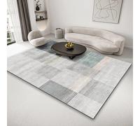 Tzvpsu Balcony accessories Grey, blue, beige geometric stripe design modern carpet boys bedroom rugs boys bedroom rug 180x250cm