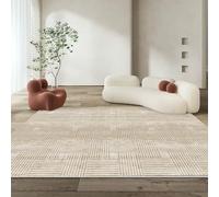 Tzvpsu Bedroom stuff Brown Beige Modern Geometric Striped Design carpets home decor 160x230cm