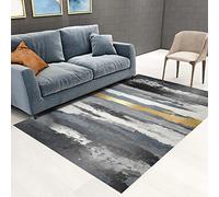 Tzvpsu Children's room décor Yellow Gray Modern Ink Graffiti Oil Painting Design girls bedroom hallway accessories for the home 80x120cm