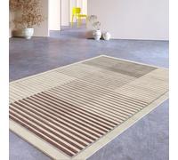 Tzvpsu Gaming accessories for bedroom Brown Gray Geometric Stripes Modern Design hallway baby nursery decor 100x160cm