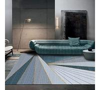 Tzvpsu Hallway Accessories For The Home Blue Gray Yellow Geometric Triangle Pattern Bedroom Carpet Baby Girl Nursery Decor 160X230Cm