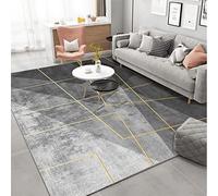 Tzvpsu Hallway accessories for the home Modern Minimalist Gray Yellow Geometric Line Design living room carpets kids 200x300cm