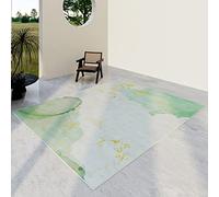 Tzvpsu Kids room decoration Green Yellow Modern Graffiti Simple Oil Painting Design living rug rugs 120x160cm
