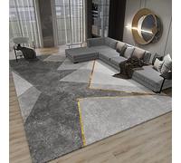 Tzvpsu Playroom rug Gray Yellow Modern Geometric Design kids bedroom hallway decorative accessories 100x160cm