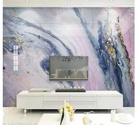 Tzxztt Abstract Pink Colourful Ink Wash Faux Marble Modern 3D Wallpaper Premium Textured Silk Neutral Tones Material Ideal for Living Room Bedroom-350cm×256cm