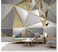 Tzxztt Abstract Three Dimensional Minimalist Light Luxury Geometric Modern 3D Wallpaper Premium Textured Silk Neutral Tones Material Ideal for Living Room Bedroom-250cm×170cm