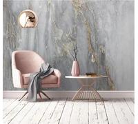 Tzxztt Minimalist Abstract Dark Grey Faux Marble Art Modern 3D Wallpaper Premium Textured Silk Neutral Tones Material Ideal for Living Room Bedroom-250cm×170cm