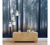 Tzxztt Minimalist Three Dimensional Forest Path Scenery Modern 3D Wallpaper Premium Textured Silk Neutral Tones Material Ideal for Living Room Bedroom-250cm×170cm
