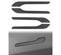 TZYSZDB Real Carbon Fibre Door Handle Cover for Tesla Model 3&Y, 4PCS Outside Door Handle Cover Trims Decoration Accessories for Tesla Model 3/Y-2017-2022 (Matte Carbon Fiber)